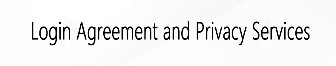 Login Agreement and Privacy Services
